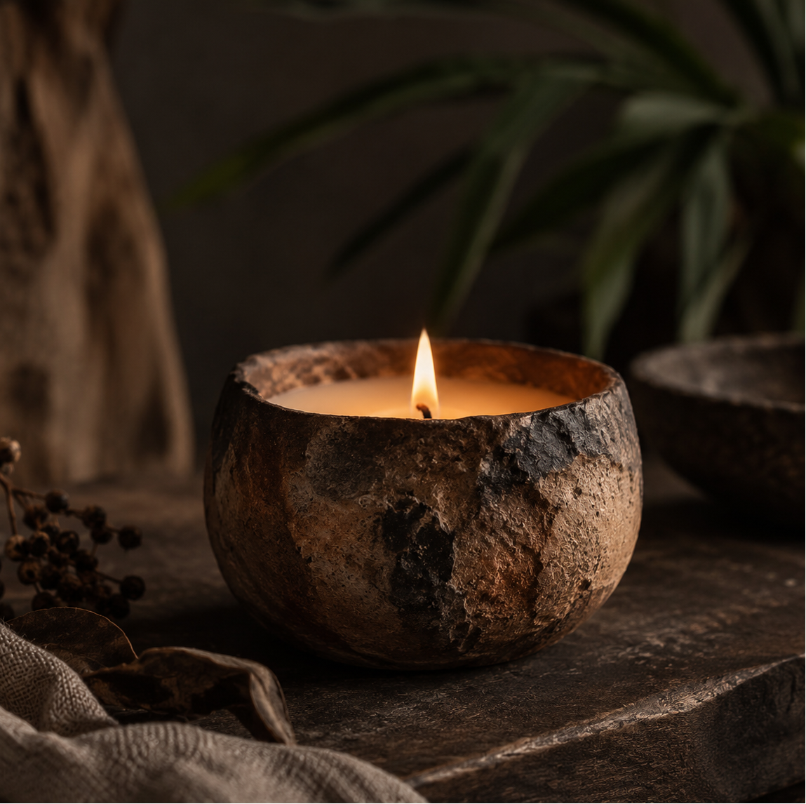 Ajoupa Candle Vessels